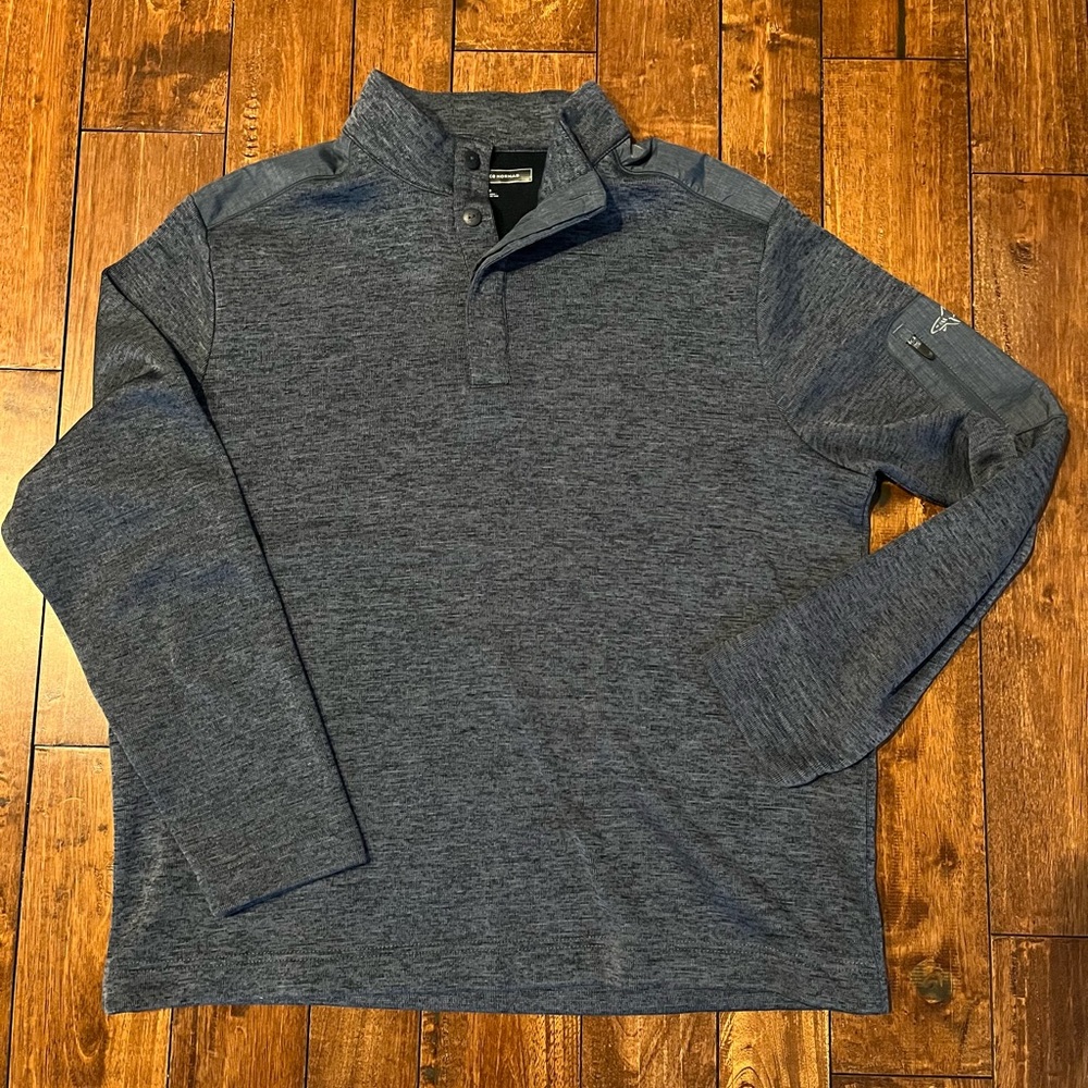 Men's Gray Quarter-Zip Pullover